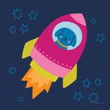 Space Tails VI by Lindley Wiesner. SKU 98270a. Archival Giclee Fine art print for wall decor.