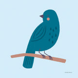 Sweet Songbirds I by Lindley Wiesner. SKU 98271a. Archival Giclee Fine art print for wall decor.