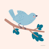 Sweet Songbirds III by Lindley Wiesner. SKU 98273a. Archival Giclee Fine art print for wall decor.