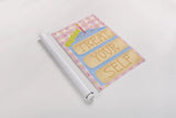 Treat Yourself by Lindley Wiesner. shown as a rolled paper print. Available as archival giclee rolled canvas, fine art paper, or poster print. SKU 100038h.