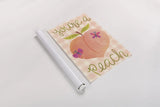 You're A Peach by Lindley Wiesner. shown as a rolled paper print. Available as archival giclee rolled canvas, fine art paper, or poster print. SKU 100039h.