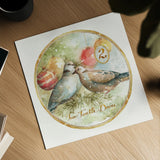 12 Days of Christmas II Round by Lisa Audit. Shown as a detailed flat fine art print, highlighting archival giclee quality. Available as an archival giclee rolled canvas, fine art paper, or poster print. SKU 32428a.