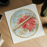 12 Days of Christmas XI Round by Lisa Audit. Shown as a detailed flat fine art print, highlighting archival giclee quality. Available as an archival giclee rolled canvas, fine art paper, or poster print. SKU 32437a.