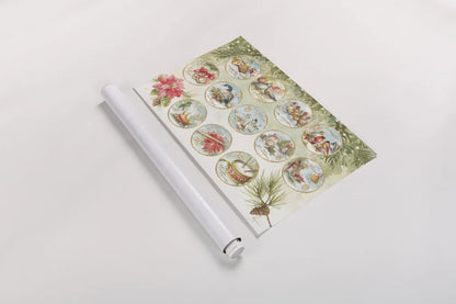 12 days of Christmas XIII by Lisa Audit. shown as a rolled paper print. Available as archival giclee rolled canvas, fine art paper, or poster print. SKU 37368i.