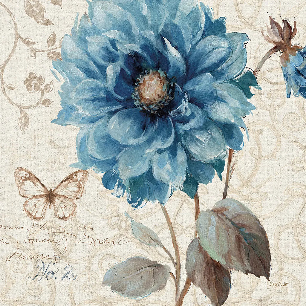 A Blue Note II by Lisa Audit. SKU 14800a. Archival Giclee Fine art print for wall decor.