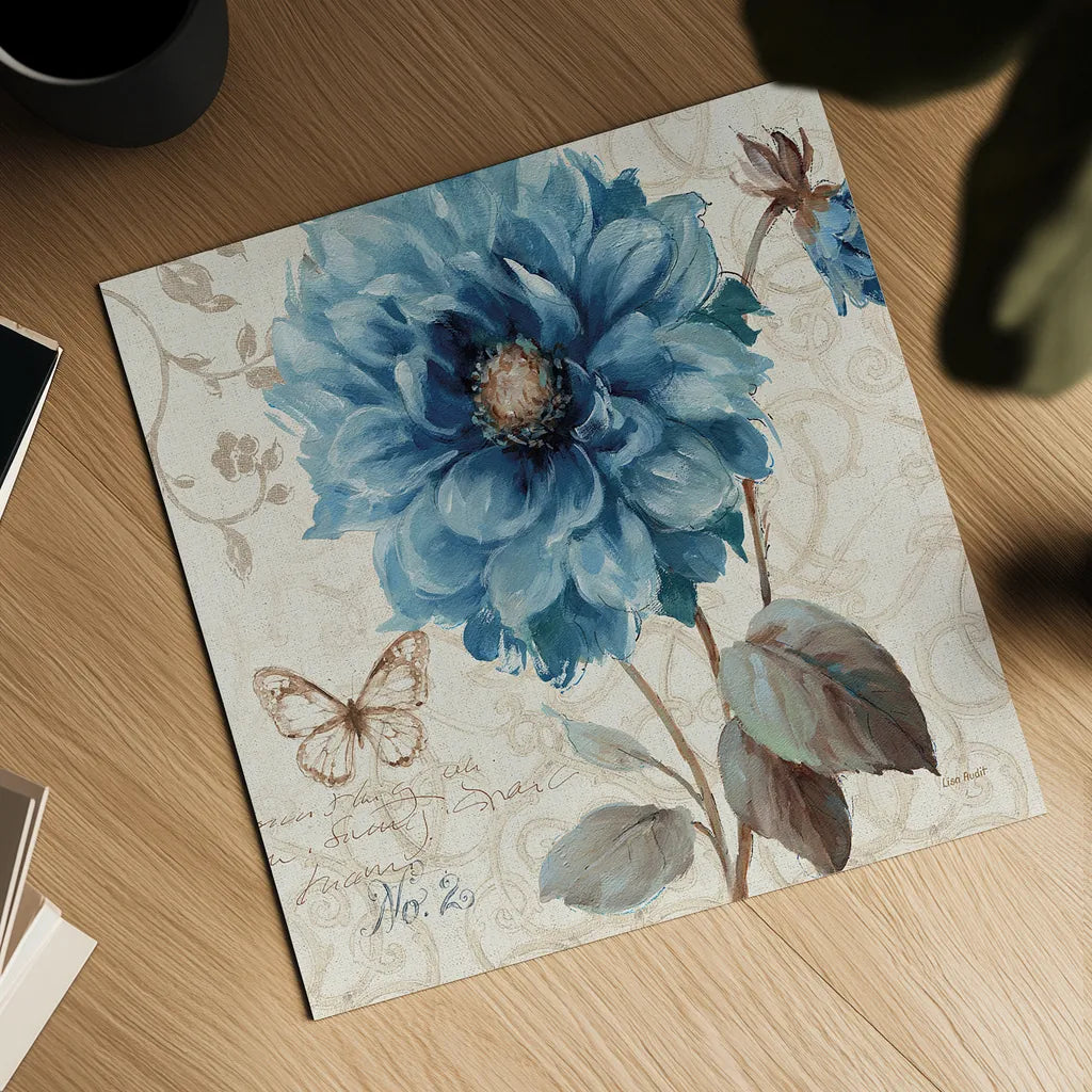 A Blue Note II by Lisa Audit. Shown as a detailed flat fine art print, highlighting archival giclee quality. Available as an archival giclee rolled canvas, fine art paper, or poster print. SKU 14800a.