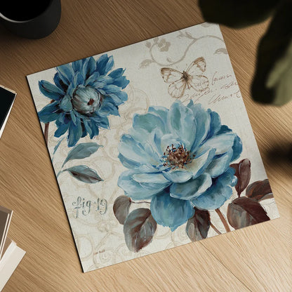 A Blue Note III by Lisa Audit. Shown as a detailed flat fine art print, highlighting archival giclee quality. Available as an archival giclee rolled canvas, fine art paper, or poster print. SKU 14801a.