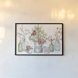 A Christmas Weekend I by Lisa Audit. shown as a paper print in a black flame. Available as a archival giclee rolled canvas, fine art paper, or poster print. SKU 37211i.
