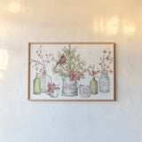 A Christmas Weekend I by Lisa Audit. shown as a paper print in a natural frame. Available as a archival giclee rolled canvas, fine art paper, or poster print. SKU 37211i.