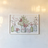 A Christmas Weekend I by Lisa Audit. shown as a paper print in a white frame. Available as a archival giclee rolled canvas, fine art paper, or poster print. SKU 37211i.