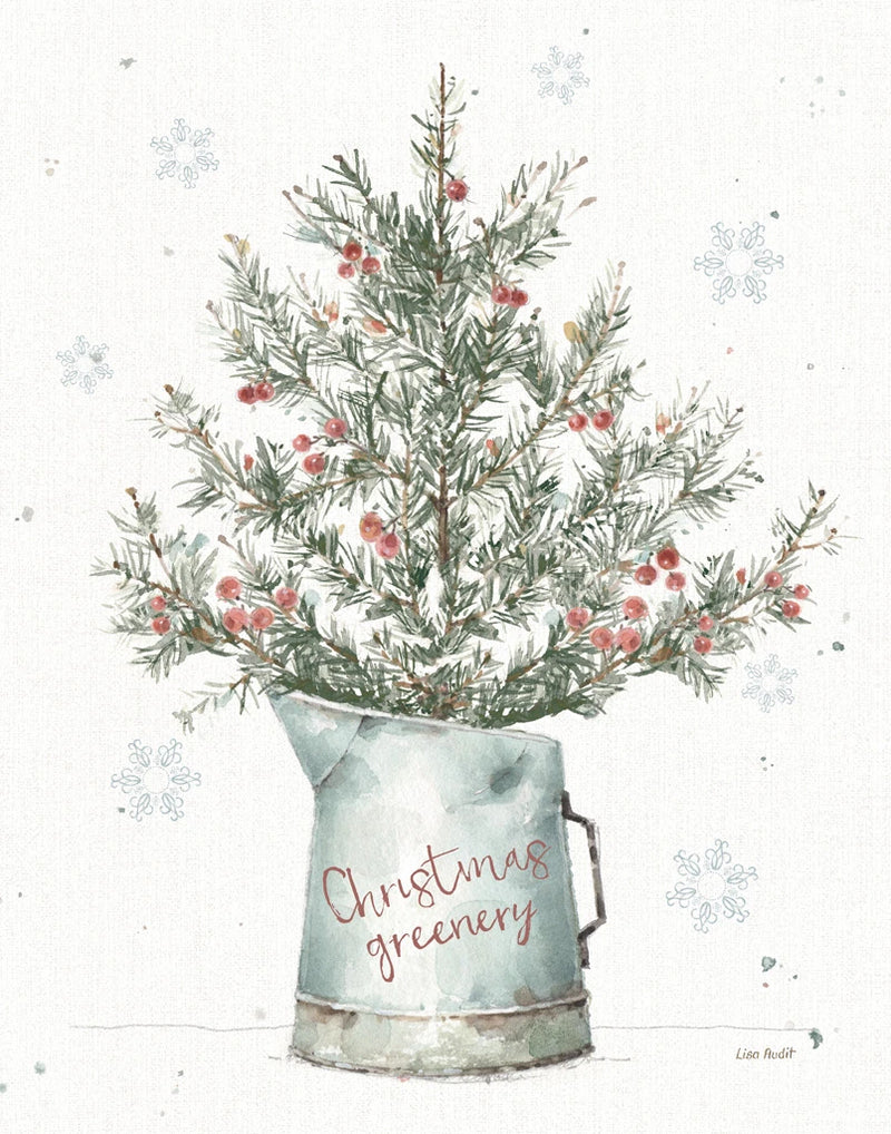 A Christmas Weekend II Greenery by Lisa Audit