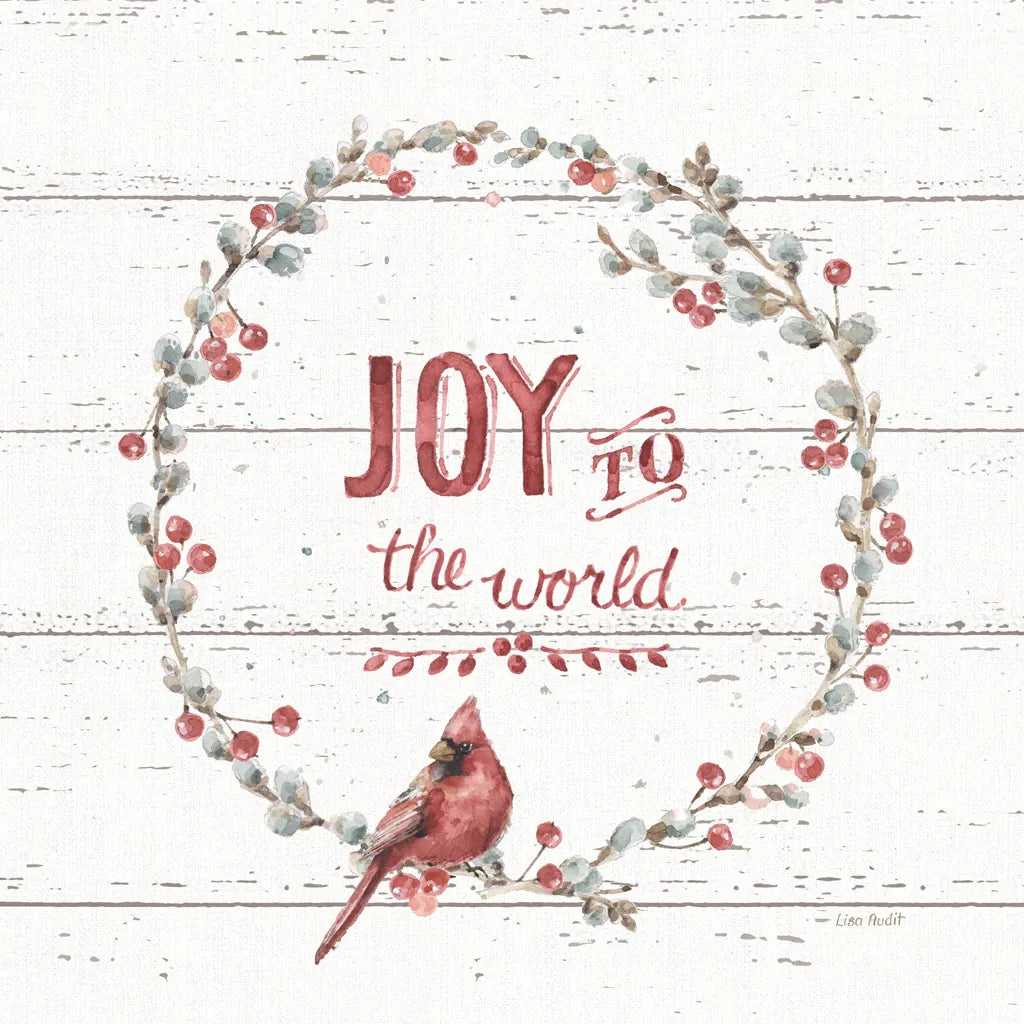 A Christmas Weekend IV Shiplap by Lisa Audit. SKU 37963a. Archival Giclee Fine art print for wall decor.