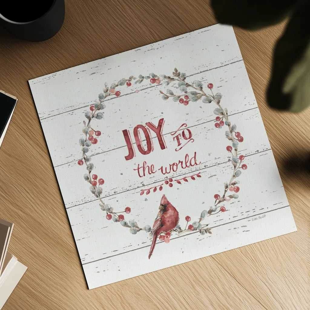 A Christmas Weekend IV Shiplap by Lisa Audit. Shown as a detailed flat fine art print, highlighting archival giclee quality. Available as an archival giclee rolled canvas, fine art paper, or poster print. SKU 37963a.