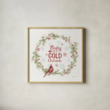 A Christmas Weekend VI by Lisa Audit. Shown in a natural wood glass frame for a timeless modern aesthetic. Available as an archival giclee rolled canvas, fine art paper, or poster print. SKU 37216a.