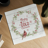 A Christmas Weekend VI Shiplap by Lisa Audit. Shown as a detailed flat fine art print, highlighting archival giclee quality. Available as an archival giclee rolled canvas, fine art paper, or poster print. SKU 37965a.