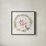 A Christmas Weekend VII by Lisa Audit. Shown in a sleek black glass frame for a contemporary gallery look. Available as an archival giclee rolled canvas, fine art paper, or poster print. SKU 37217a.