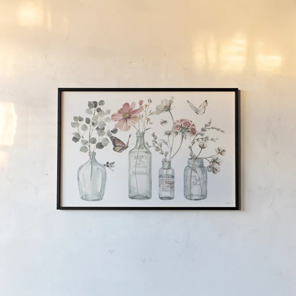 A Country Weekend VIII by Lisa Audit. shown as a paper print in a black flame. Available as a archival giclee rolled canvas, fine art paper, or poster print. SKU 32685i.