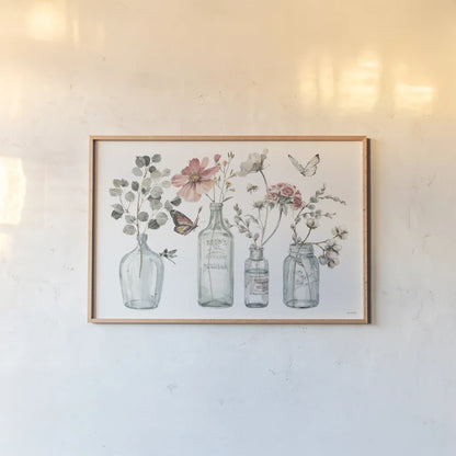 A Country Weekend VIII by Lisa Audit. shown as a paper print in a natural frame. Available as a archival giclee rolled canvas, fine art paper, or poster print. SKU 32685i.