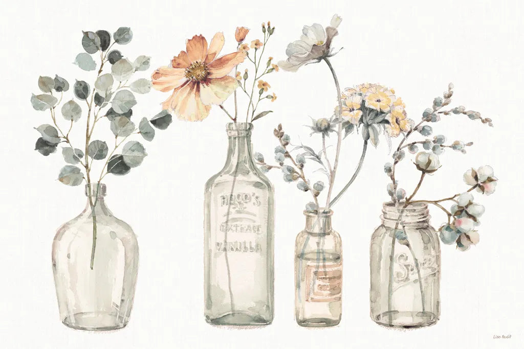 A Country Weekend VIII v2 Fall by Lisa Audit. SKU 42437i. Archival Giclee Fine art print for wall decor.