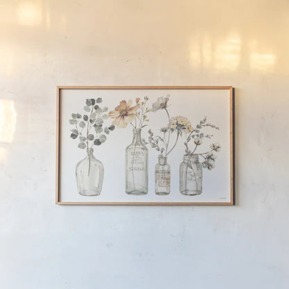 A Country Weekend VIII v2 Fall by Lisa Audit. shown as a paper print in a natural frame. Available as a archival giclee rolled canvas, fine art paper, or poster print. SKU 42437i.