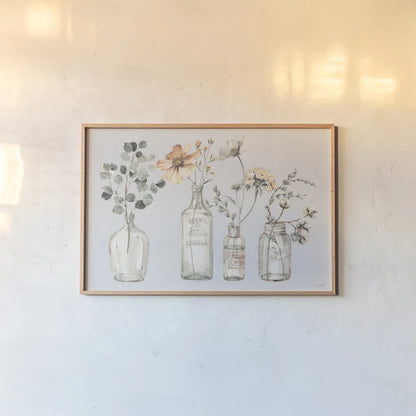 A Country Weekend VIII v2 Fall on Gray by Lisa Audit. shown as a paper print in a natural frame. Available as a archival giclee rolled canvas, fine art paper, or poster print. SKU 42438i.