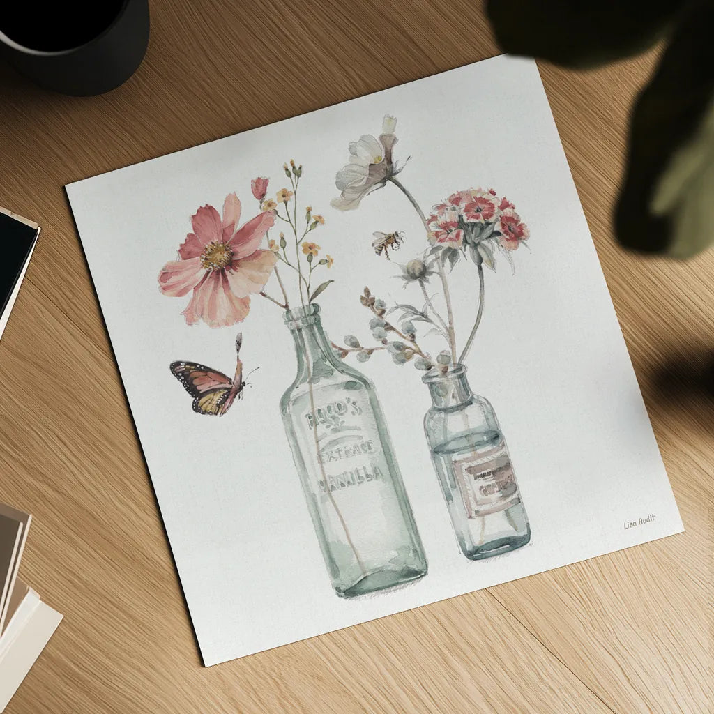 A Country Weekend X by Lisa Audit. Shown as a detailed flat fine art print, highlighting archival giclee quality. Available as an archival giclee rolled canvas, fine art paper, or poster print. SKU 32725a.