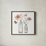 A Country Weekend X by Lisa Audit. Shown in a sleek black glass frame for a contemporary gallery look. Available as an archival giclee rolled canvas, fine art paper, or poster print. SKU 32725a.