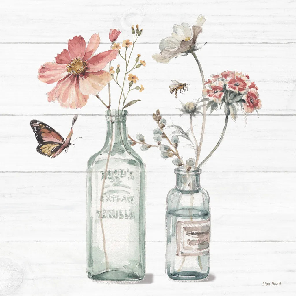 A Country Weekend X Shiplap by Lisa Audit. SKU 45686a. Archival Giclee Fine art print for wall decor.