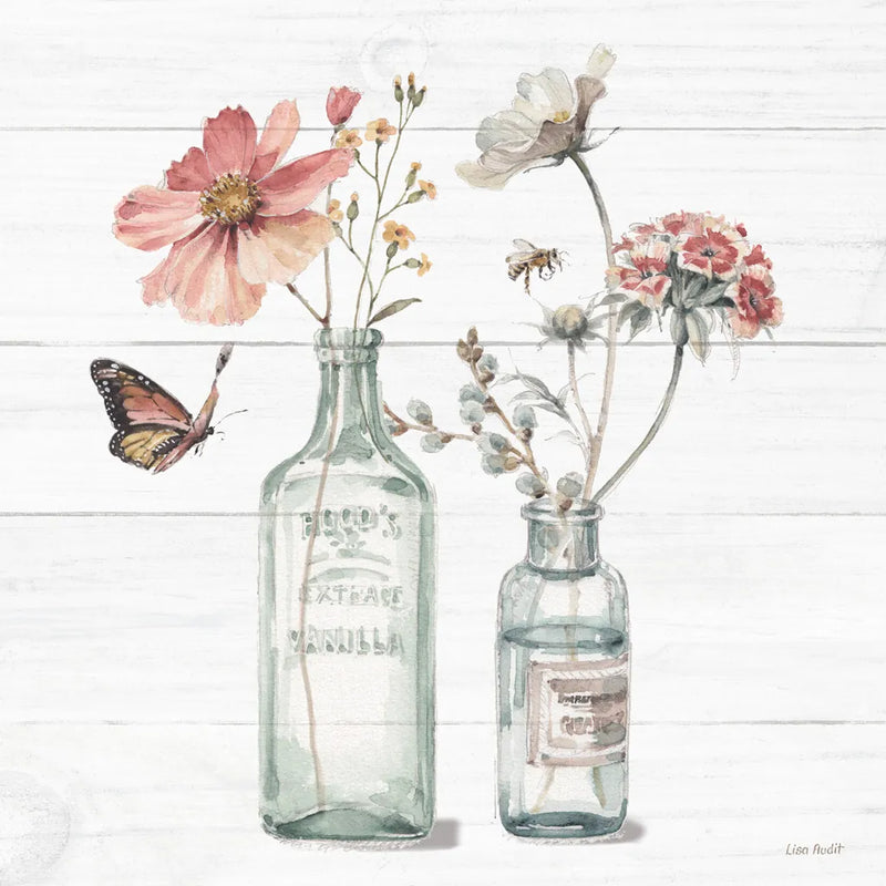 A Country Weekend X Shiplap by Lisa Audit. SKU 45686a. Archival Giclee Fine art print for wall decor.