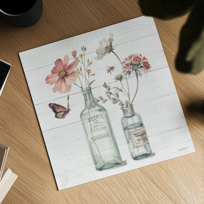 A Country Weekend X Shiplap by Lisa Audit. Shown as a detailed flat fine art print, highlighting archival giclee quality. Available as an archival giclee rolled canvas, fine art paper, or poster print. SKU 45686a.