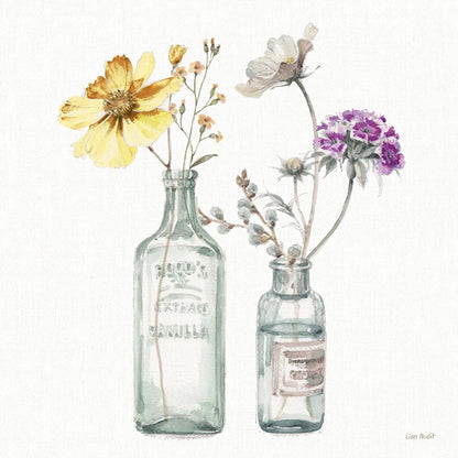 A Country Weekend X v2 Yellow Purple by Lisa Audit. SKU 42695a. Archival Giclee Fine art print for wall decor.