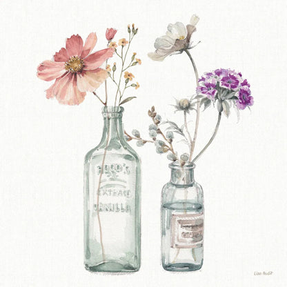 A Country Weekend X v2 with Purple by Lisa Audit. SKU 42696a. Archival Giclee Fine art print for wall decor.