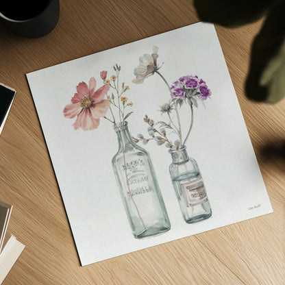 A Country Weekend X v2 with Purple by Lisa Audit. Shown as a detailed flat fine art print, highlighting archival giclee quality. Available as an archival giclee rolled canvas, fine art paper, or poster print. SKU 42696a.