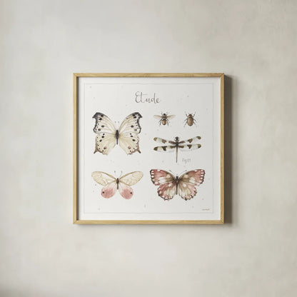 A Country Weekend XI by Lisa Audit. Shown in a natural wood glass frame for a timeless modern aesthetic. Available as an archival giclee rolled canvas, fine art paper, or poster print. SKU 32726a.