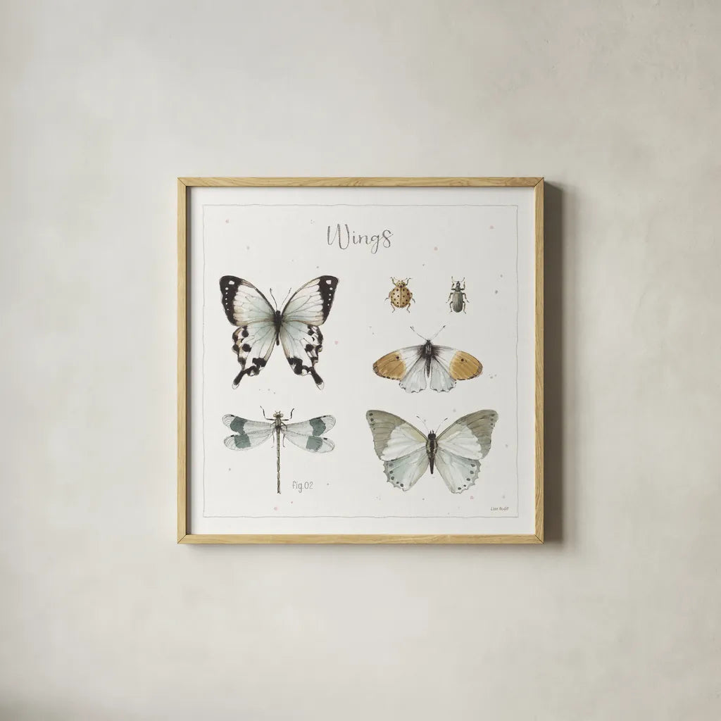 A Country Weekend XII by Lisa Audit. Shown in a natural wood glass frame for a timeless modern aesthetic. Available as an archival giclee rolled canvas, fine art paper, or poster print. SKU 32727a.