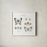 A Country Weekend XII by Lisa Audit. Shown in a crisp white glass frame for a clean and minimalist style. Available as an archival giclee rolled canvas, fine art paper, or poster print. SKU 32727a.