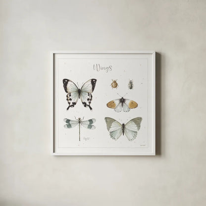 A Country Weekend XII by Lisa Audit. Shown in a crisp white glass frame for a clean and minimalist style. Available as an archival giclee rolled canvas, fine art paper, or poster print. SKU 32727a.