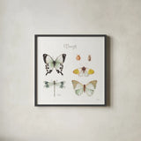A Country Weekend XII Bright by Lisa Audit. Shown in a sleek black glass frame for a contemporary gallery look. Available as an archival giclee rolled canvas, fine art paper, or poster print. SKU 42904a.