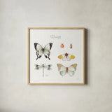 A Country Weekend XII Bright by Lisa Audit. Shown in a natural wood glass frame for a timeless modern aesthetic. Available as an archival giclee rolled canvas, fine art paper, or poster print. SKU 42904a.