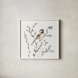 A Country Weekend XVI by Lisa Audit. Shown in a crisp white glass frame for a clean and minimalist style. Available as an archival giclee rolled canvas, fine art paper, or poster print. SKU 32731a.