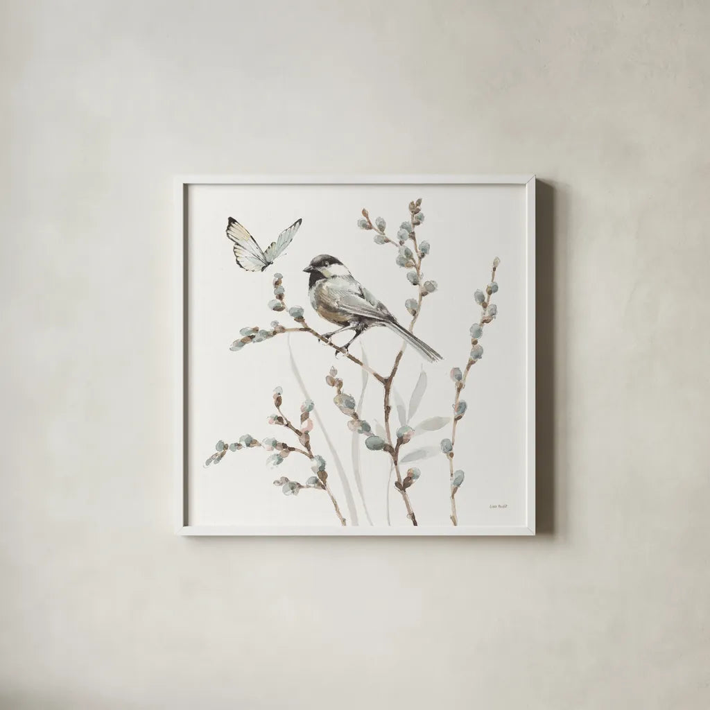 A Country Weekend XVII PW by Lisa Audit. Shown in a crisp white glass frame for a clean and minimalist style. Available as an archival giclee rolled canvas, fine art paper, or poster print. SKU 60669a.