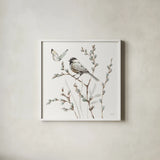 A Country Weekend XVII PW by Lisa Audit. Shown in a crisp white glass frame for a clean and minimalist style. Available as an archival giclee rolled canvas, fine art paper, or poster print. SKU 60669a.