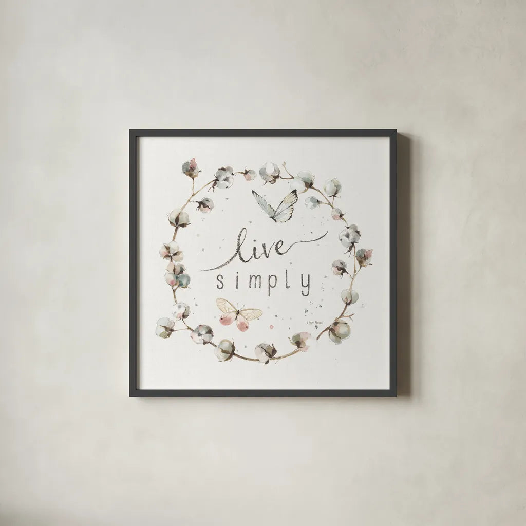 A Country Weekend XVIII by Lisa Audit. Shown in a sleek black glass frame for a contemporary gallery look. Available as an archival giclee rolled canvas, fine art paper, or poster print. SKU 32733a.