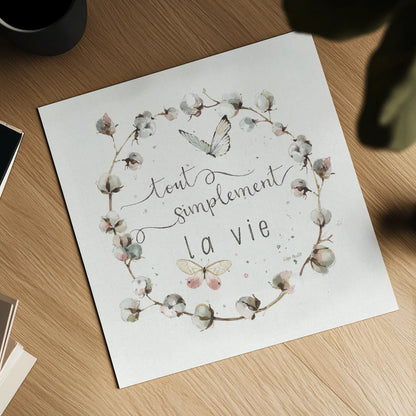 A Country Weekend XVIII French by Lisa Audit. Shown as a detailed flat fine art print, highlighting archival giclee quality. Available as an archival giclee rolled canvas, fine art paper, or poster print. SKU 49542a.