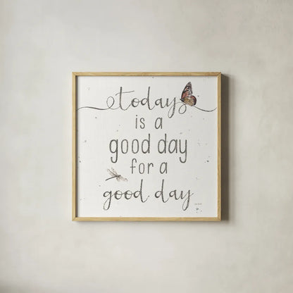 A Country Weekend XXIII Sq by Lisa Audit. Shown in a natural wood glass frame for a timeless modern aesthetic. Available as an archival giclee rolled canvas, fine art paper, or poster print. SKU 42954a.