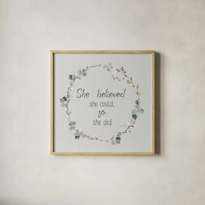 A Country Weekend XXVI v2 Sage by Lisa Audit. Shown in a natural wood glass frame for a timeless modern aesthetic. Available as an archival giclee rolled canvas, fine art paper, or poster print. SKU 54217a.