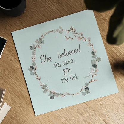 A Country Weekend XXVI v2 Turquoise by Lisa Audit. Shown as a detailed flat fine art print, highlighting archival giclee quality. Available as an archival giclee rolled canvas, fine art paper, or poster print. SKU 54215a.