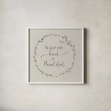 A Country Weekend XXVII Gray by Lisa Audit. Shown in a crisp white glass frame for a clean and minimalist style. Available as an archival giclee rolled canvas, fine art paper, or poster print. SKU 33615a.