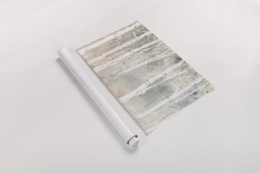 A Woodland Walk I by Lisa Audit. shown as a rolled paper print. Available as archival giclee rolled canvas, fine art paper, or poster print. SKU 32665i.