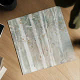 A Woodland Walk II by Lisa Audit. Shown as a detailed flat fine art print, highlighting archival giclee quality. Available as an archival giclee rolled canvas, fine art paper, or poster print. SKU 32666a.